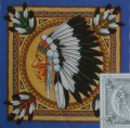 Winnetou scarf 90 cm x 90 cm