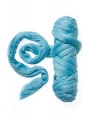 59 Aqua Blue Wool Top 19.5micron Merino
