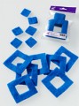 Prefelt cut shapes Squares Brilliant Blue