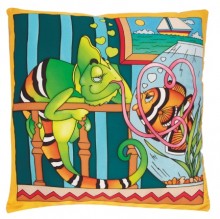 Nemo and Leon cushion cover