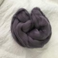 54 Lavender Grey Wool top 19.5 micron merino #NEW COLOUR#