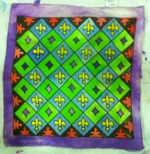 fleur de lys hanky