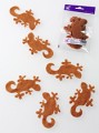 Prefelt cut shapes Gecko Copper
