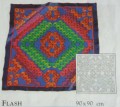 Flash scarf 90 cm x 90 cm