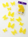 Prefelt cut shapes Butterflies Yellow