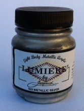 Metallic Silver Lumiere at Silksational