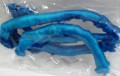 Dyed silk rods Turquoise 6g