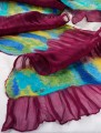 Georgette 3.5mm 55 x 180 cm Plum