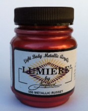 Metallic Russet Lumiere at Silksational