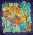 Leopard Scarf 90 cm x 90 cm