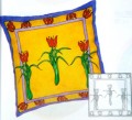 Tulips cushion cover 40 cm