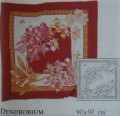 Dendrobium scarf 90 cm x 90 cm P5