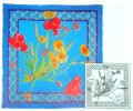 Evasion scarf 90 x 90 cm